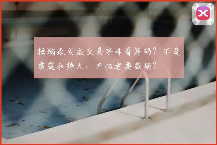 杨瀚森或成交易字母哥筹码?不是雷霆和热火,开拓者要截胡?